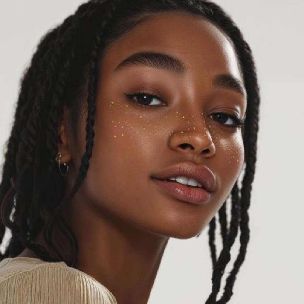 Fazit Gold Glitter Freckle Makeup Patches - Picture 3 of 11